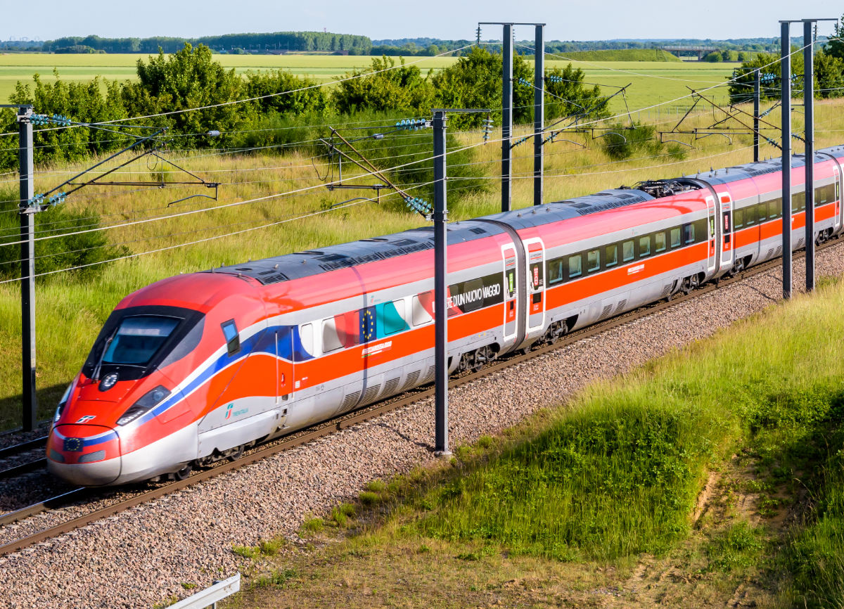 Train Frecciarossa de Trenitalia en France