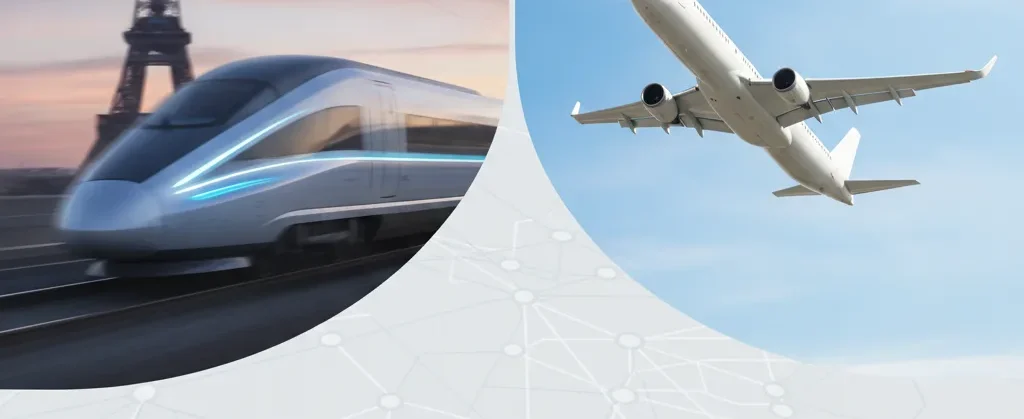 Train vs Avion Paris Amsterdam | Temps, Prix, CO2 – Kombo