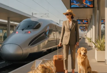 Voyager avec un animal en train | Tarifs et règles 2026